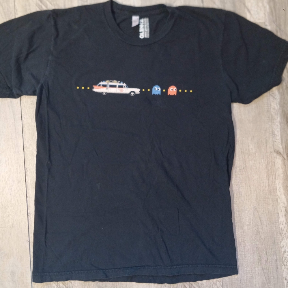 Ghostbusters Ecto-1 Pac-Man Tshirt